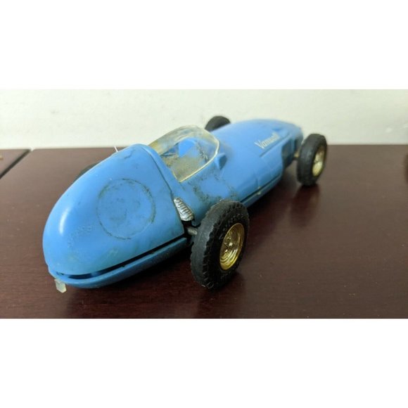 Vintage 1/32 VANWALL MM / C55 SCALEXTRIC Tri-ang SLOT CAR Blue Lotus - Picture 5 of 10